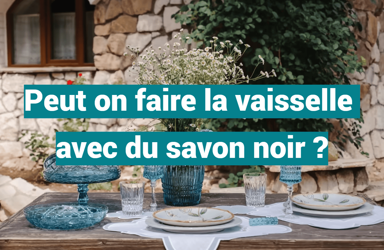 Peut on faire la vaisselle avec du savon noir ?